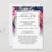 Viering van het leven Uitvaart Memorial Moody Flor Kaart (Voorkant)