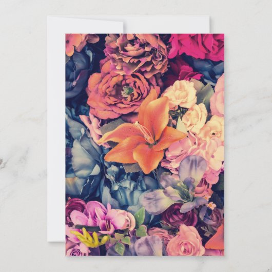 Viering van het leven Uitvaart Memorial Moody Flor Kaart (Achterkant)