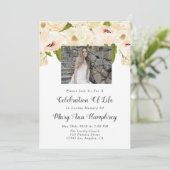 Viering van het leven - uitvindingen , begrafenis kaart (Staand voorkant)