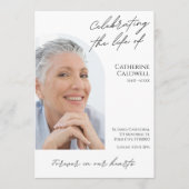 Viering van het leven van de moderne boog Fotobegr Programmakaart (Voorkant)