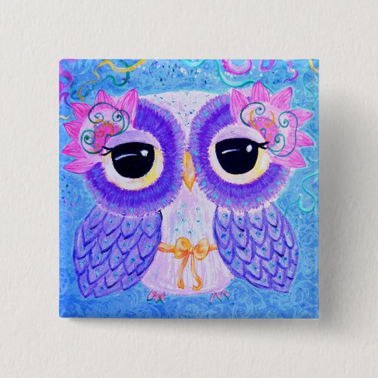 Viering van het leven vierkante button 5,1 cm (Voorkant)