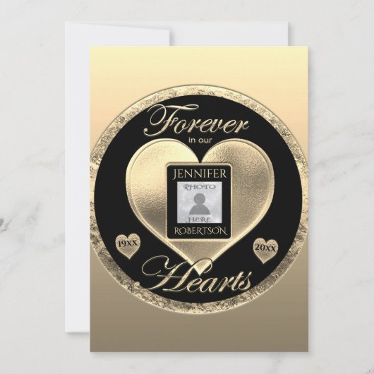 Viering van het leven - Voor altijd in ons hart Kaart (Voorkant)