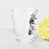 Viering van het leven voor- en na-foto shot glas (Links)