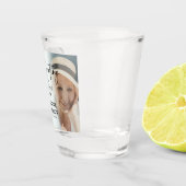 Viering van het leven voor- en na-foto shot glas (Rechts)