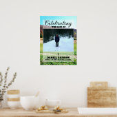 Viering van het leven voor Men Funeral Poster (Keuken)