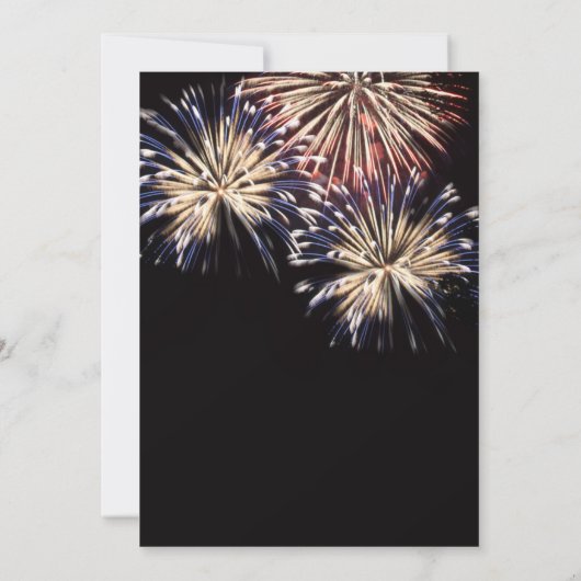 Viering van het leven | Vuurwerkmonument Kaart (Achterkant)