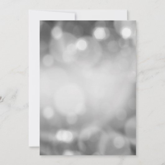 Viering van het leven - Zilver en Gold Voeg foto t Kaart (Achterkant)