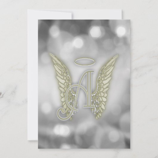 Viering van het leven - Zilver en goud Kaart (Achterkant)