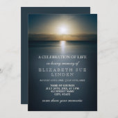 Viering van het leven | Zon over de oceaan Kaart (Voorkant / Achterkant)