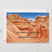 Viering van het leven Zuidwest The Wave Arizona Kaart (Voorkant)