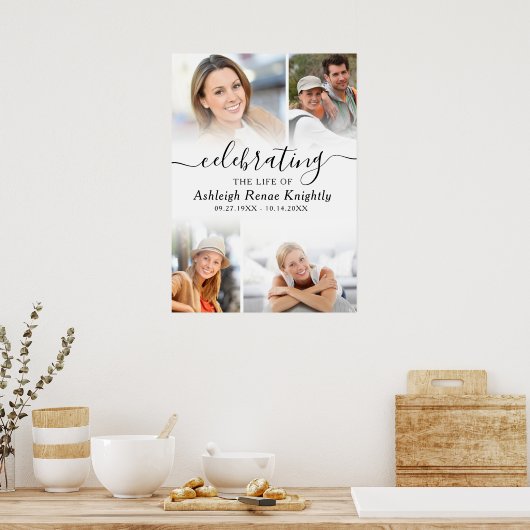 Viering van het levensgedenkteken 4 Foto Poster (Keuken)