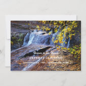 Viering van het levenslange najaar van de waterval kaart (Voorkant)