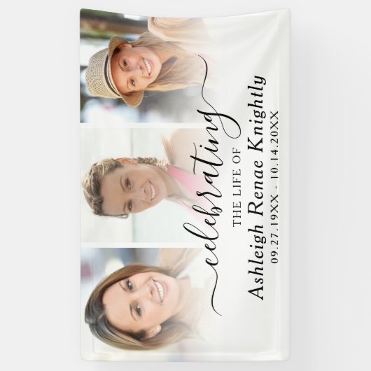 Viering van het levensmonument 3 Foto-banner Spandoek (Verticaal)