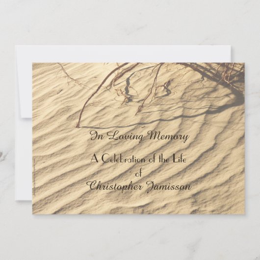 Viering van het levensonderhoud, woestijnzanden kaart (Voorkant)