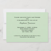 Viering van het levenspad door de Aspen Aspens Kaart (Achterkant)