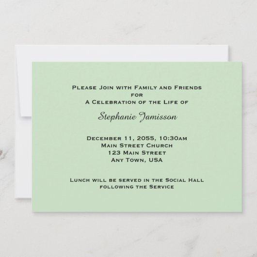 Viering van het levenspad door de Aspen Aspens Kaart (Achterkant)