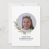 Viering van het levensroze en platformindustrie kaart (Achterkant)