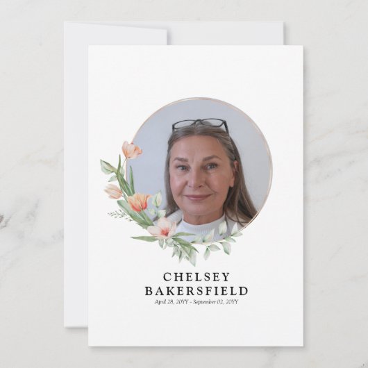 Viering van het levensroze en platformindustrie kaart (Achterkant)