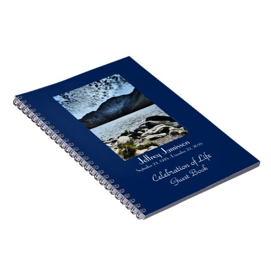 Viering van het Life Guest Book, Lake and Sky Notitieboek (Rechterzijde)