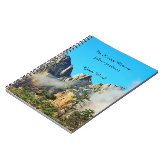 Viering van het Life Guest Book, Zion National Par Notitieboek (Linkerzijde)