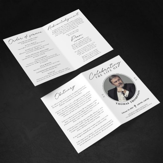 Viering van het Life Program Memorial Service Foto Programma