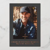 Viering van het Life-programma Echte Folie - Hoofd Uitnodiging (Voorkant)