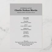 Viering van het Life-programma Echte Folie - Hoofd Uitnodiging (Achterkant)