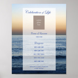 Viering van het Life-programma Ocean & foto Poster