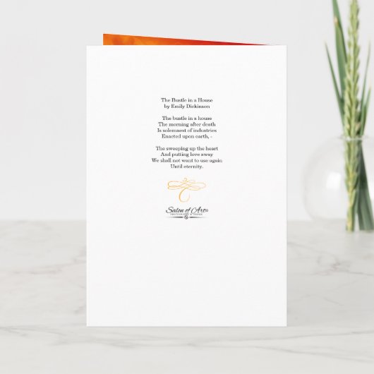 Viering van het Life-programma Sunset Ocean Horizo Programma (Achterkant)