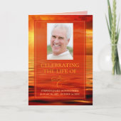 Viering van het Life-programma Sunset Ocean Horizo Programma (Voorkant)