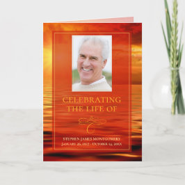 Viering van het Life-programma Sunset Ocean Horizo Programma