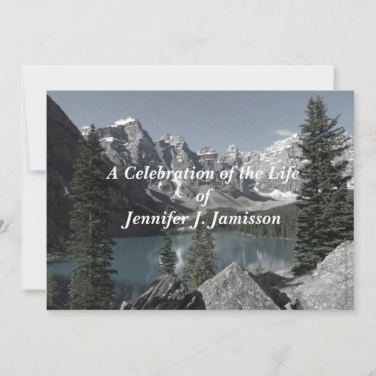 Viering van het meer van het meer van de herdenkin kaart (Voorkant)