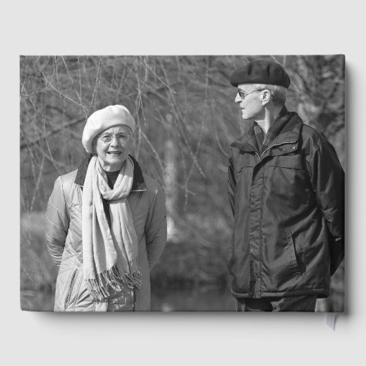 Viering van het Moderne Net van de Fotocollage van Gastenboek (Achterkant)