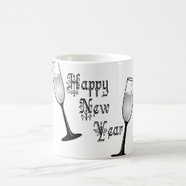 viering van het nieuwe jaar 2018 koffiemok