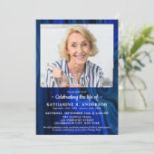 Viering van het persoonlijke persoonlijke fotogede kaart (Staand voorkant)