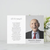 Viering van het Programma van de begrafenis van he (Staand voorkant)