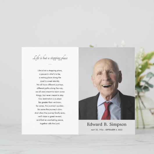 Viering van het Programma van de begrafenis van he (Staand voorkant)