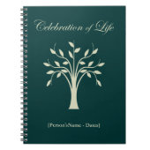 Viering van het register van herdenkingspogsten va notitieboek (Voorkant)