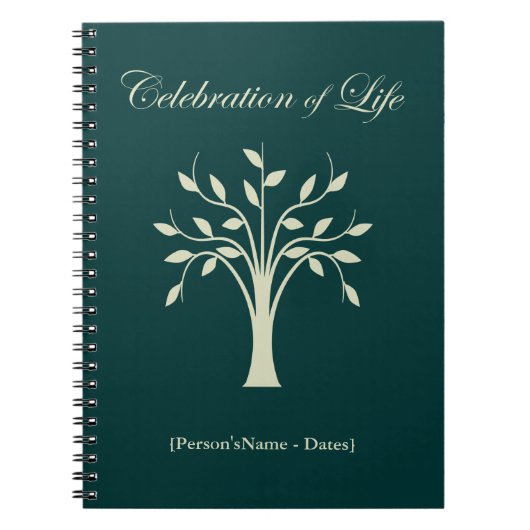 Viering van het register van herdenkingspogsten va notitieboek (Voorkant)