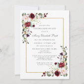 Viering van het Roos van de begrafenis van de begr Kaart (Voorkant)