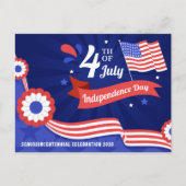 Viering van het semiquincentennial jubileum op 4 j briefkaart (Voorkant)
