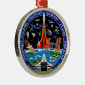 Viering van het Shuttle-programma Metalen Ornament (Rechts)
