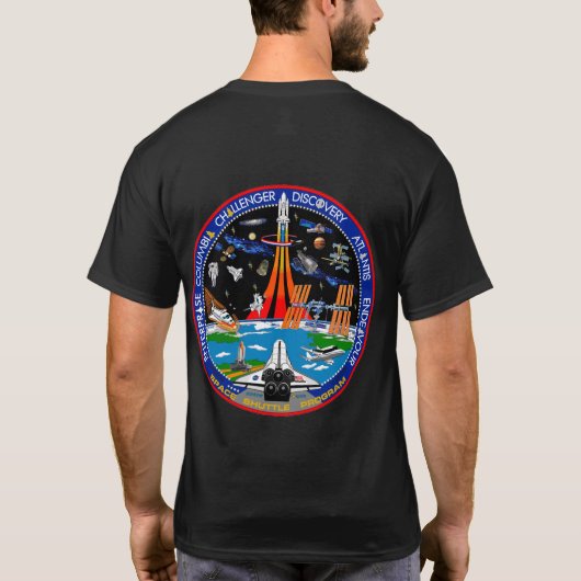 Viering van het Space Shuttle-programma T-shirt (Achterkant)