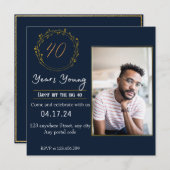 Viering van het veertigtal kaart (Voorkant / Achterkant)