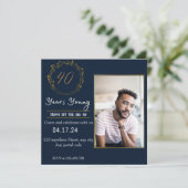 Viering van het veertigtal kaart (Staand voorkant)