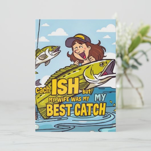 Viering van het Viste en het huwelijk Kaart (Staand voorkant)