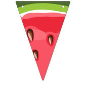 Viering van het watermeloen-feest vlaggetjes (Eerste vlag)