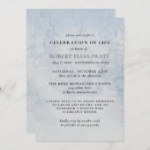 Viering van het winterlandschap van de winterbomen kaart (Voorkant / Achterkant)