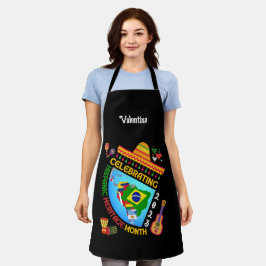 Viering van HISPANIC HERITAGE MAAND Schort
