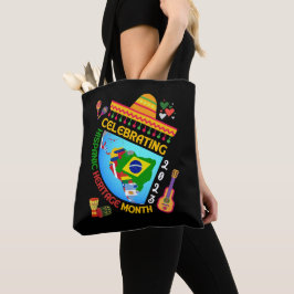 Viering van HISPANIC HERITAGE MAAND Tote Bag